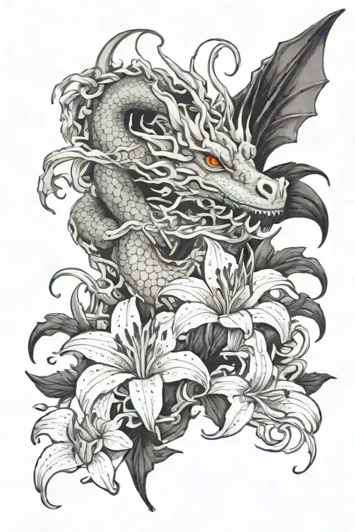 Dragon And Day Lillie Flower