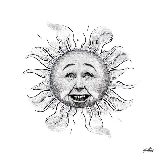 Sun With Hands