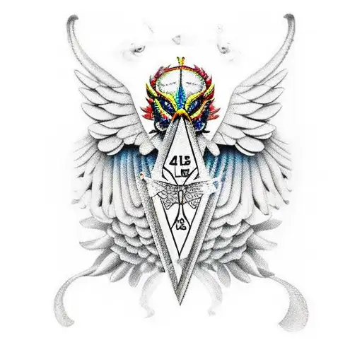 Caballero Con Armadura Y Alas De Angel