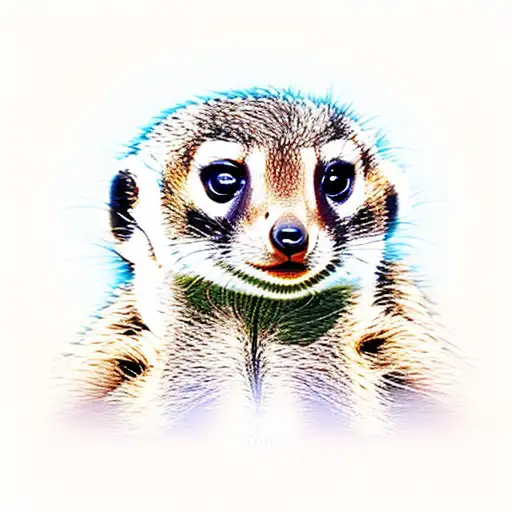 Baby Meerkat Looking Away