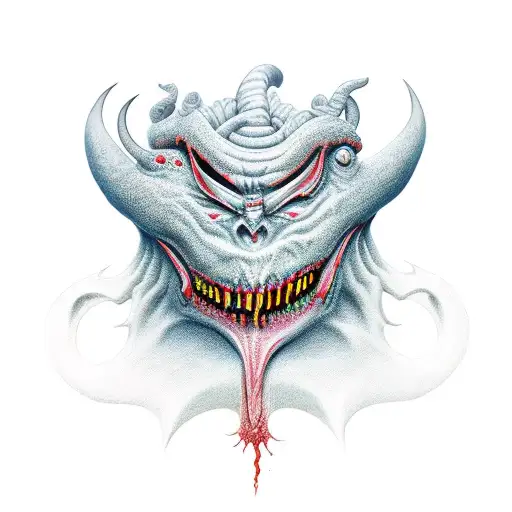 Demon With A Heart In Its Mouth