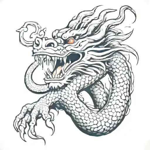 Chinese Dragon Rolling Up My Arm Sleeve