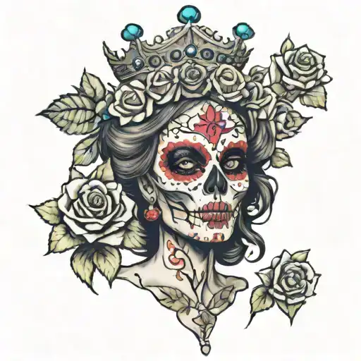 Catrina With A Crown From 4 Roses