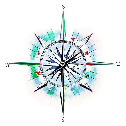 Cross Dove Clock Compass Heaven