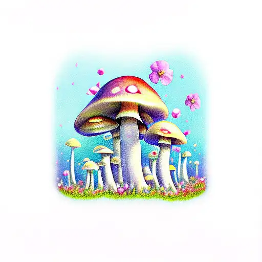 Mushroom Forest Flower Fairy
