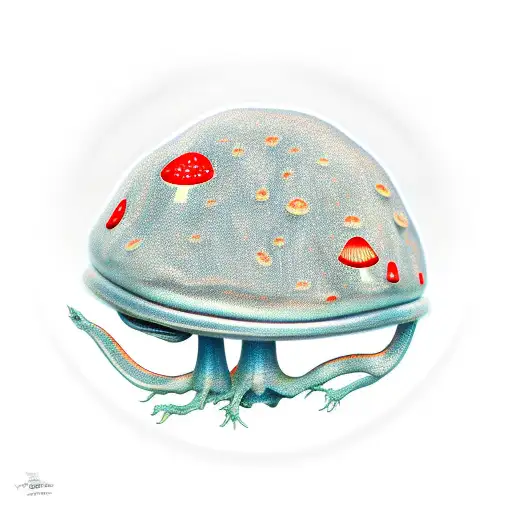 Mushroom Alien In Space