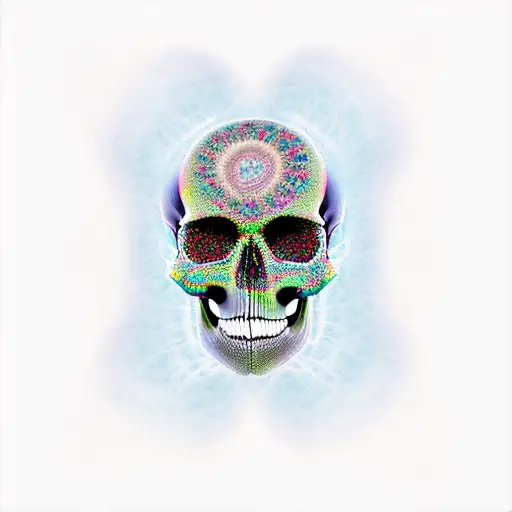 Mandelbrot Set Skull