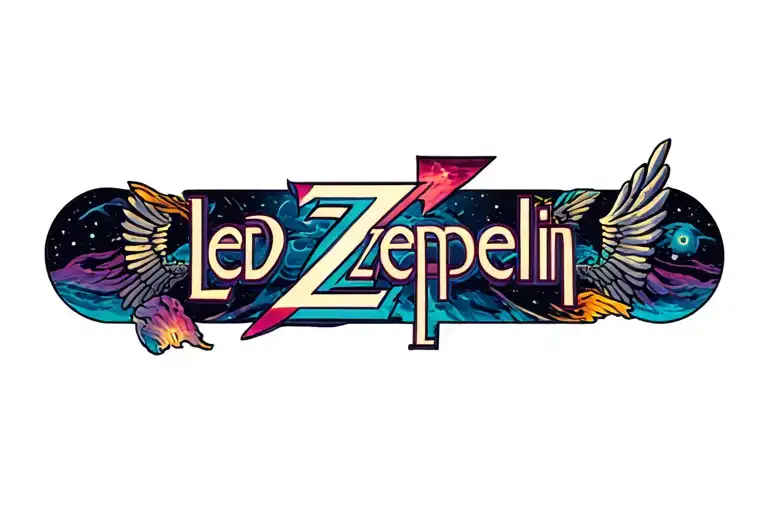 Led Zeppelin 4 Symbol Intertwined