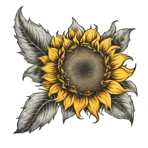 Marigold And Sunflower