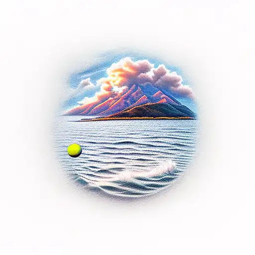 Golf Course At Sunset Ocean Overlook