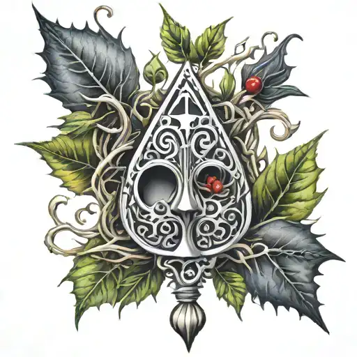 Spades Thorns Wrapping Vine