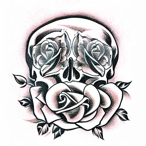 Skull And Roses And Clever