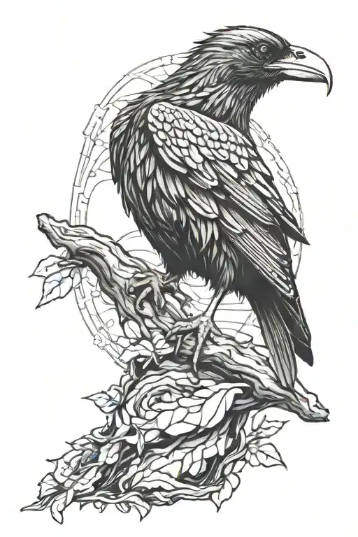 Blind Raven Standing