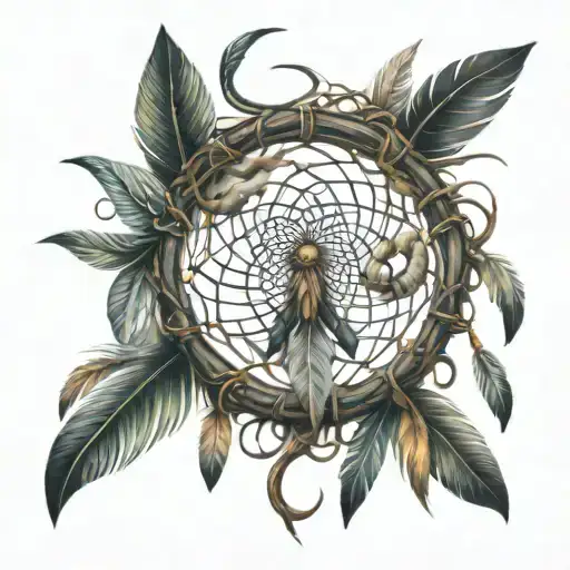 Creepy Dream Catcher Entangled