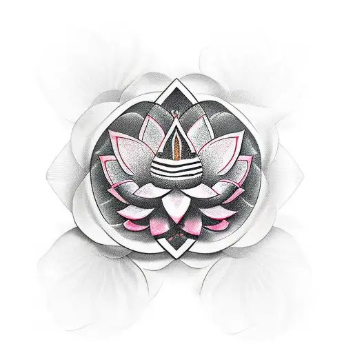 Lotus With Shades Behind