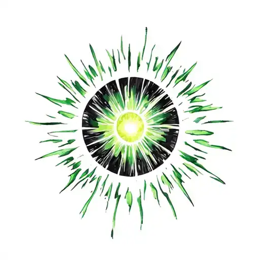 Supernova Black And Green Colors