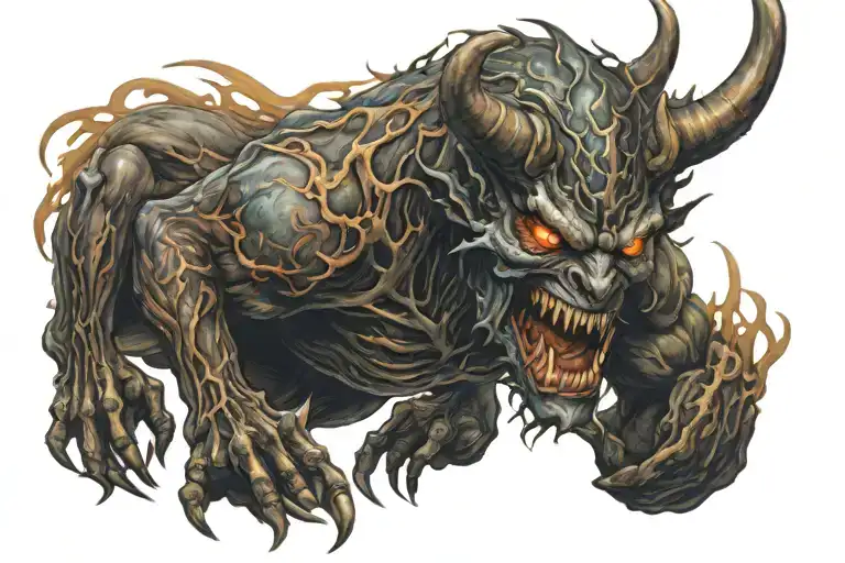 Demon Crawling Towards