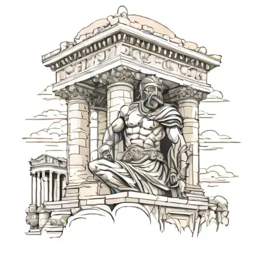 Roman Architecture Gladiator