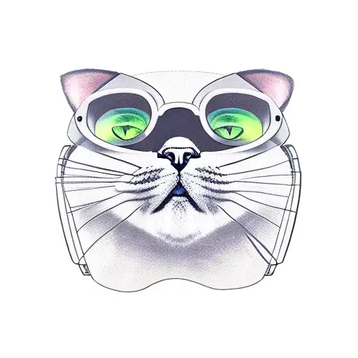 Cat Helmet Motorcycle