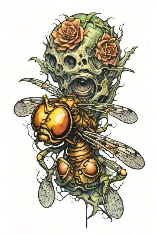 Baby Head Dragonfly Death Pain