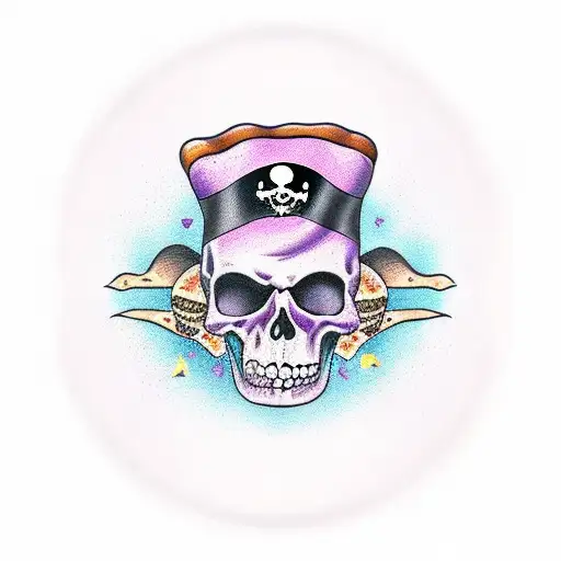 Pirate Pizza Purple