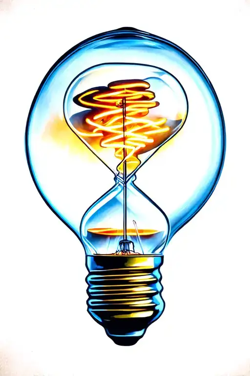 Light Bulb And Hourglass Filament Replaced