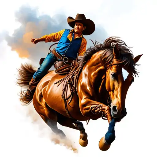 Rodeo Bucking Horse