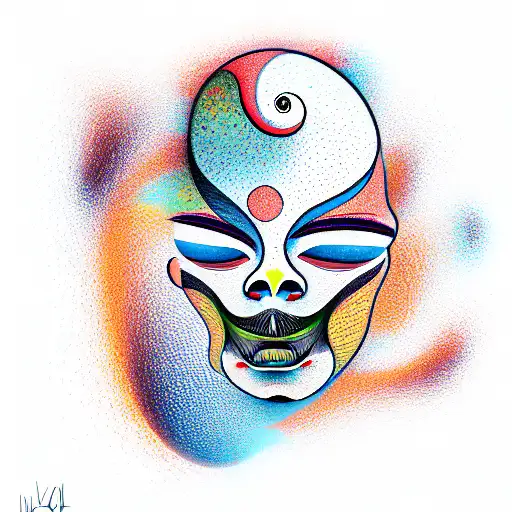 Abstraction Creepy Lines