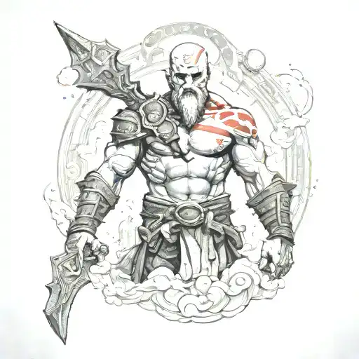God Of War And The Cosmos Combine The Strength
