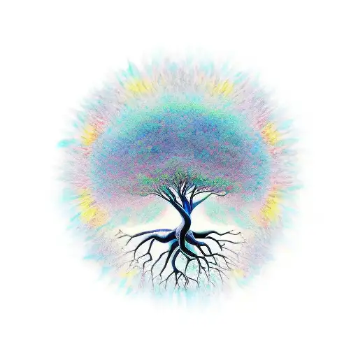 Tree Of Life In Cosmos