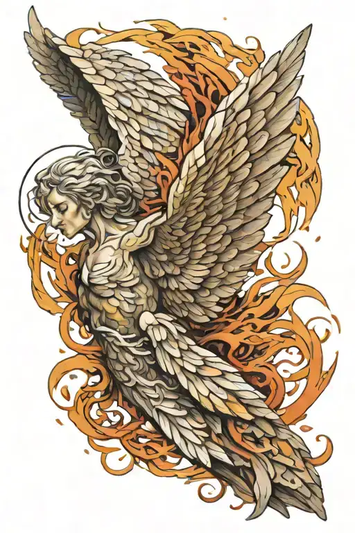 Wold Ture Burnout Angel Wings