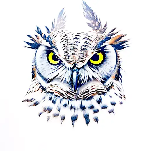 Great Horned Owl Swooping