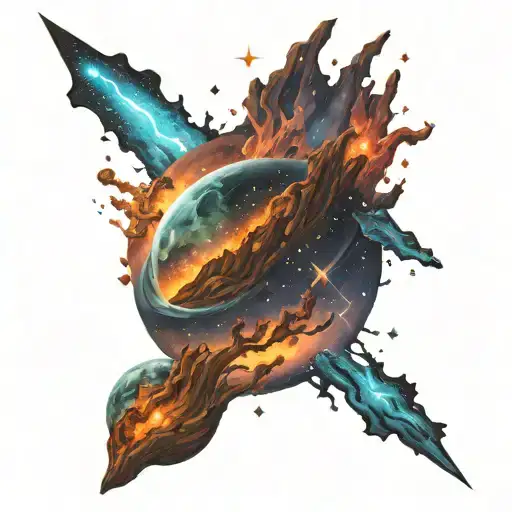 Stars Water Meteor Aesthetic