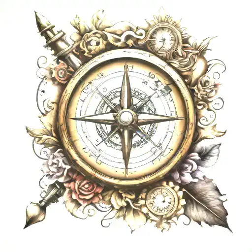 Compass And Name Of My Daughter