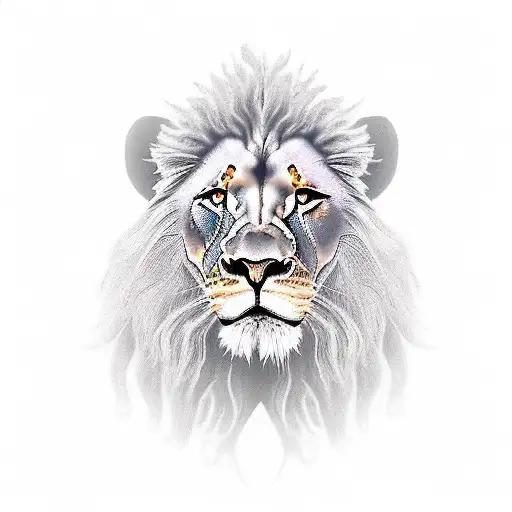 Lion With Little Girl