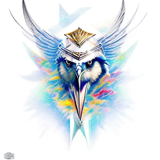 Valkyrie With A Raven