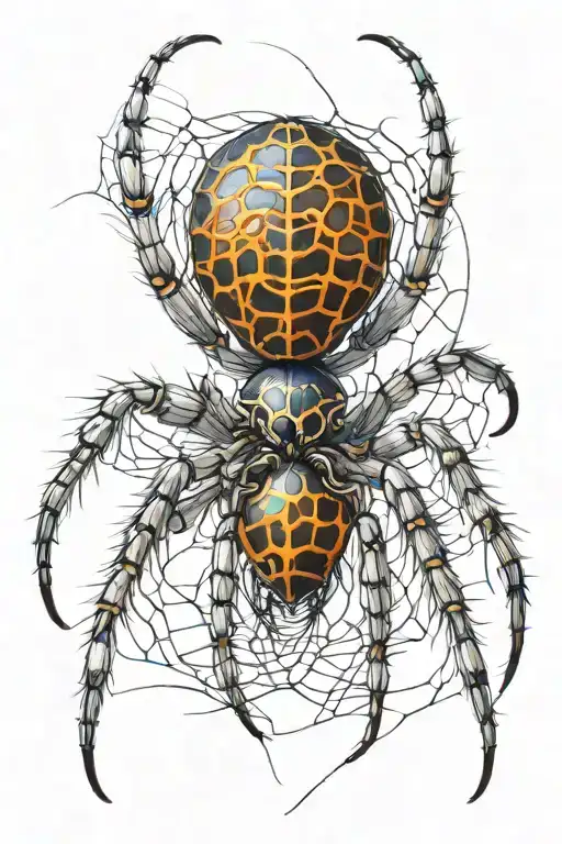 Spider With And Eye For Its Belly