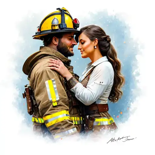 Firefighter Love Husband Soulmate