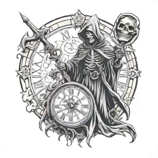 Reaper With Time Of Death