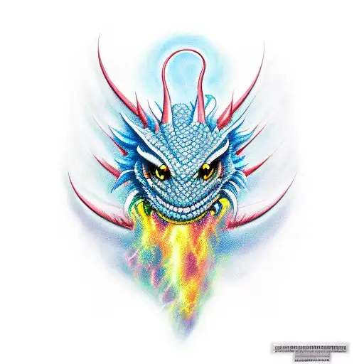 Dragon Face Flying High Speed