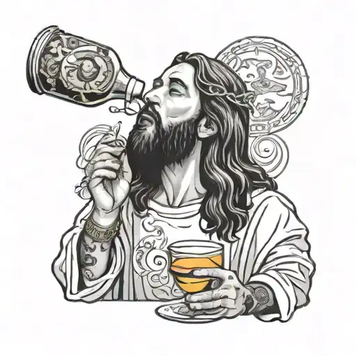Jesus Sipping Lean