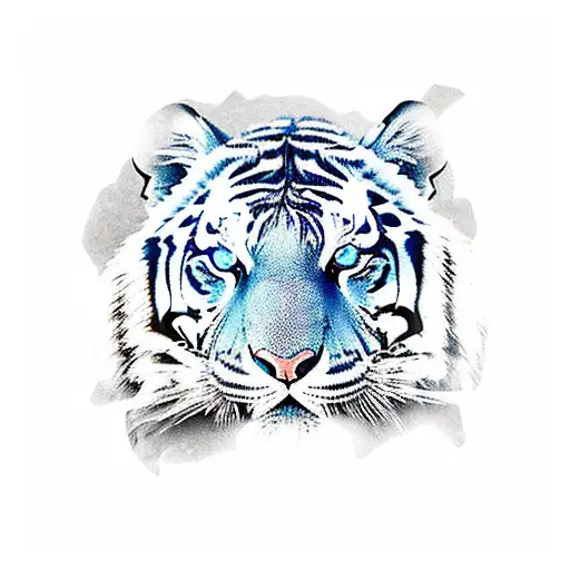 A Majestic Tiger Emerging From A Dense Forest