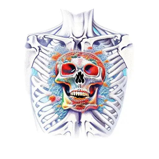 Skeleton Chest Exploding