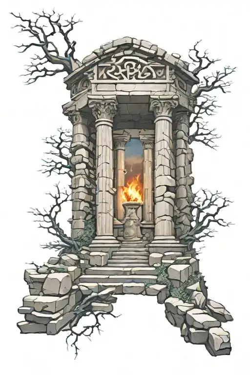 Celtic Ruins Containing Power