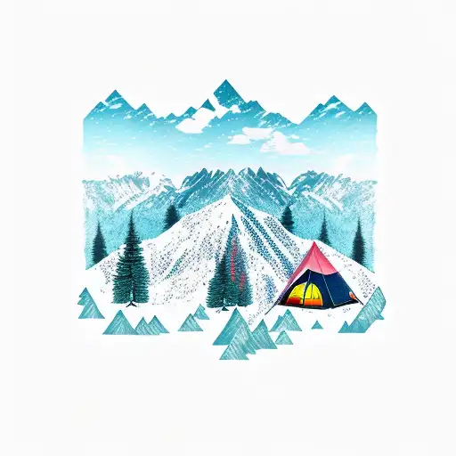 Camping In The Mountains