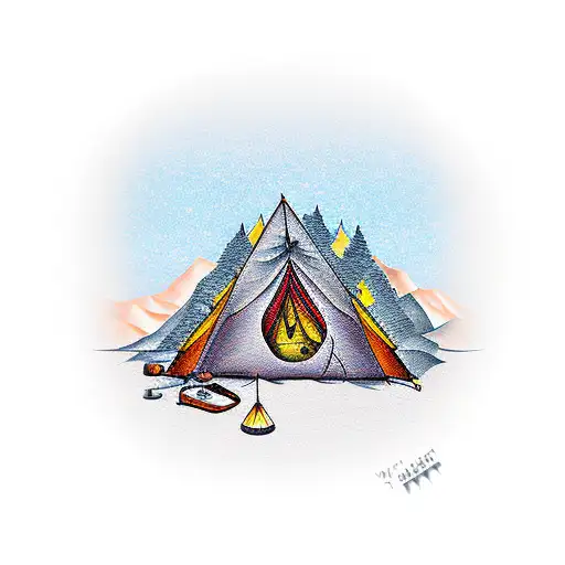 Camping In The Mountains