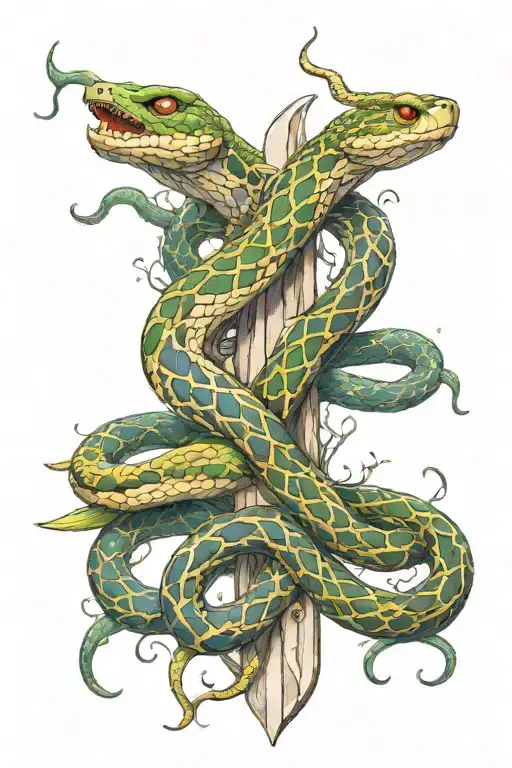 Two Snakes Dagger