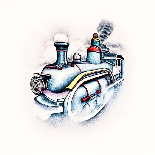 Cartoon Steamtrain