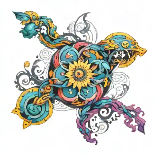 Psychedelic Pattern Intertwined