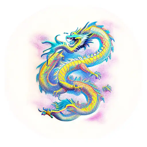 Dragon In Monnlight Small